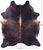 Dark Brindle Natural Cowhide Rug - XX-Large 8' 3"H x 6' 10"W