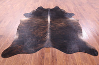 Thumbnail for Dark Brindle Natural Cowhide Rug - XX-Large 8' 3
