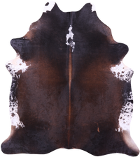 Thumbnail for Dark Brown Natural Cowhide Rug - XX-Large 7' 7