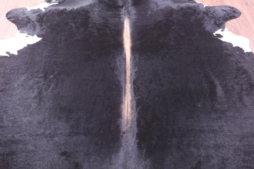 Black & White Natural Cowhide Rug - XX-Large 8' 2