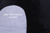 Thumbnail for Black & White Natural Cowhide Rug - XX-Large 8' 2