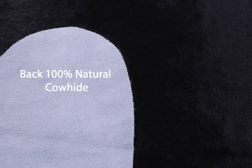 Black & White Natural Cowhide Rug - XX-Large 8' 2