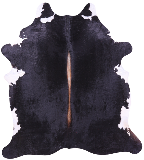 Black & White Natural Cowhide Rug - XX-Large 8' 2