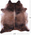 Light Brindle Natural Cowhide Rug - XX-Large 7' 6"H x 6' 8"W
