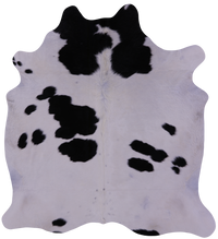Thumbnail for Black & White Natural Cowhide Rug - X-Large 7' 1