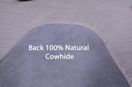 Black & White Natural Cowhide Rug - X-Large 7' 1
