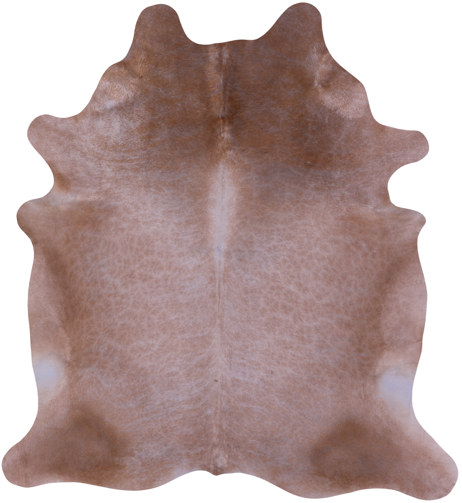 Light Brown Natural Cowhide Rug - XX-Large 8' 0"H x 7' 2"W