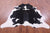 Black & White Natural Cowhide Rug - XX-Large 7' 6"H x 6' 8"W