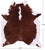 Brown & White Natural Cowhide Rug - XX-Large 7' 4"H x 6' 5"W