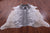 Grey & White Natural Cowhide Rug - XX-Large 8' 7"H x 7' 3"W