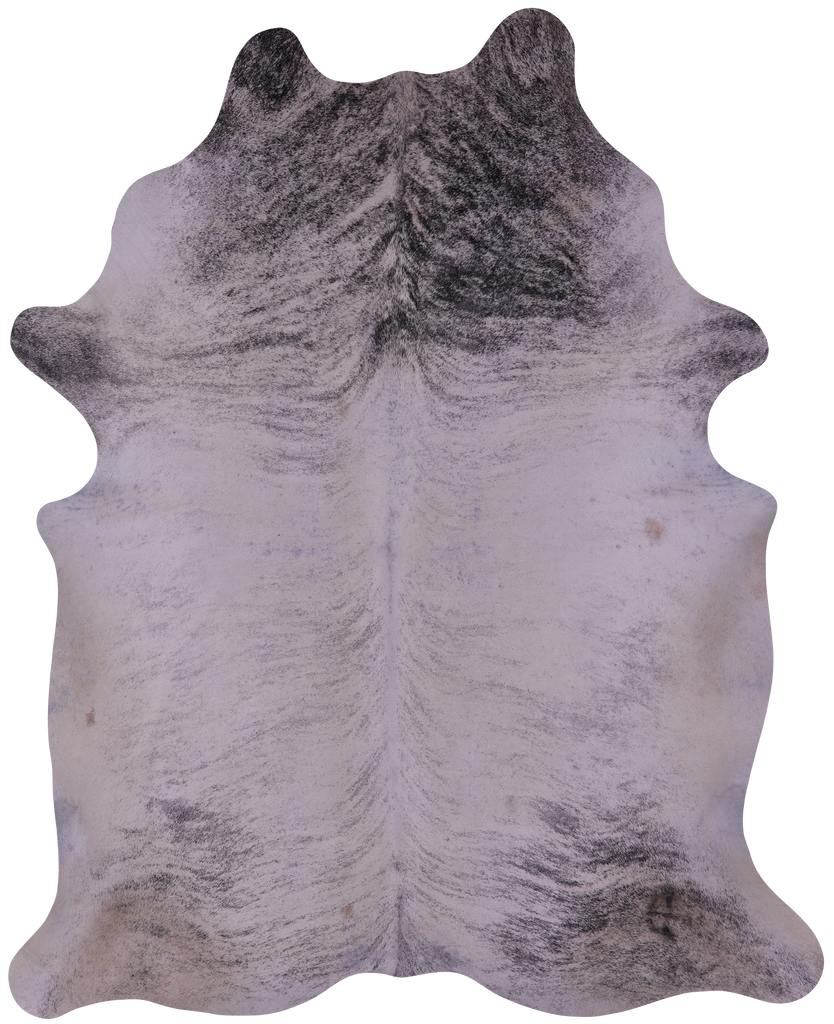 Grey Brindle Natural Cowhide Rug - XX-Large 8' 6"H x 6' 9"W
