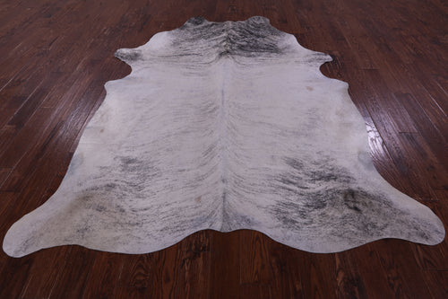 Grey Brindle Natural Cowhide Rug - XX-Large 8' 6