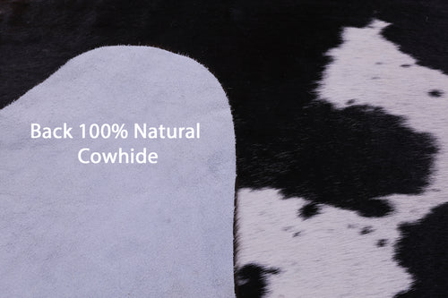 Brown & White Natural Cowhide Rug - XX-Large 7' 9