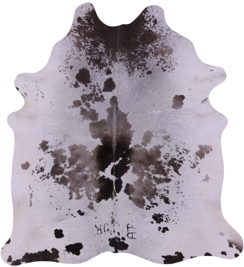 Brown Salt & Pepper Natural Cowhide Rug - XX-Large 7' 7