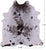 Brown Salt & Pepper Natural Cowhide Rug - XX-Large 7' 7"H x 6' 10"W