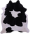 Black & White Natural Cowhide Rug - XX-Large 8' 6"H x 7' 4"W