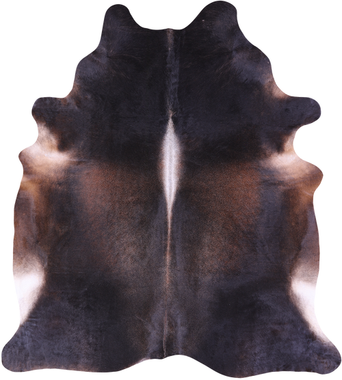 Dark Brown Natural Cowhide Rug - XX-Large 8' 6