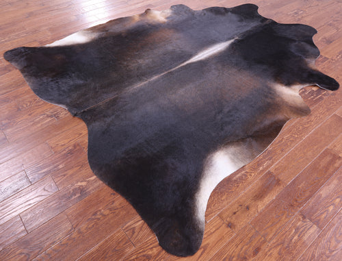 Dark Brown Natural Cowhide Rug - XX-Large 8' 6