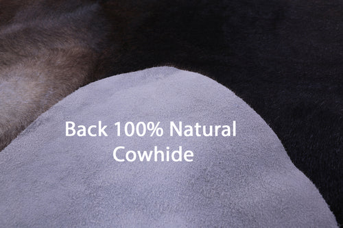 Dark Brown Natural Cowhide Rug - XX-Large 8' 6