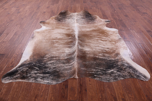 Light Brindle Natural Cowhide Rug - XX-Large 8' 1