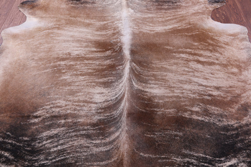 Light Brindle Natural Cowhide Rug - XX-Large 8' 1