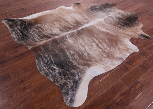 Light Brindle Natural Cowhide Rug - XX-Large 8' 1