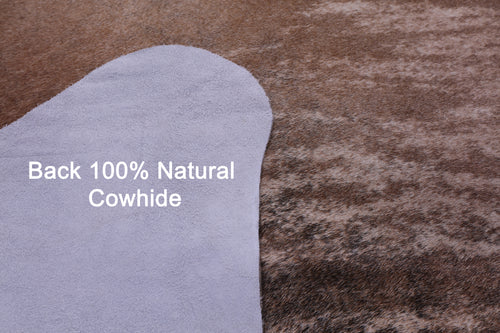 Light Brindle Natural Cowhide Rug - XX-Large 8' 1