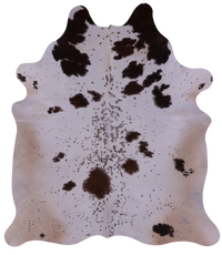 Thumbnail for Brown Salt & Pepper Natural Cowhide Rug - XX-Large 8' 2