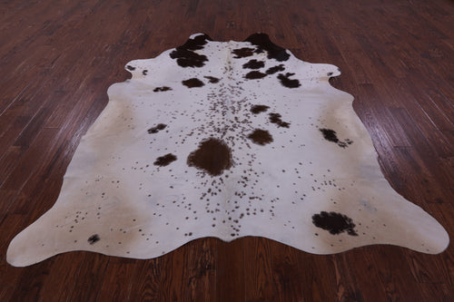 Brown Salt & Pepper Natural Cowhide Rug - XX-Large 8' 2