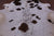 Brown Salt & Pepper Natural Cowhide Rug - XX-Large 8' 2"H x 7' 2"W