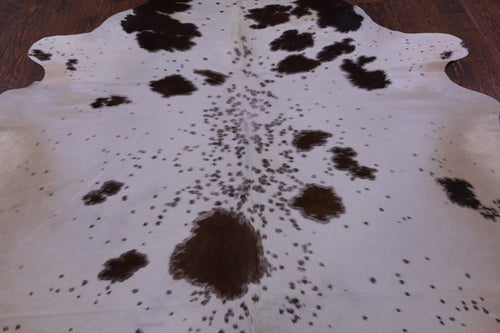 Brown Salt & Pepper Natural Cowhide Rug - XX-Large 8' 2