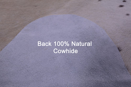 Brown Salt & Pepper Natural Cowhide Rug - XX-Large 8' 2