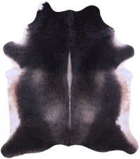 Thumbnail for Black Natural Cowhide Rug - XX-Large 7' 5