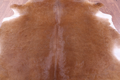Brown Natural Cowhide Rug - XX-Large 7' 9