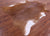 Brown Natural Cowhide Rug - XX-Large 7' 9"H x 6' 10"W