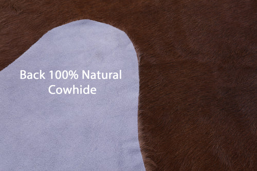 Brown Natural Cowhide Rug - XX-Large 7' 9