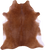 Brown Natural Cowhide Rug - XX-Large 7' 9"H x 6' 10"W