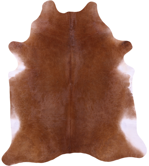 Brown Natural Cowhide Rug - XX-Large 7' 9