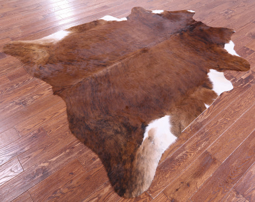 Brindle Natural Cowhide Rug - XX-Large 7' 6