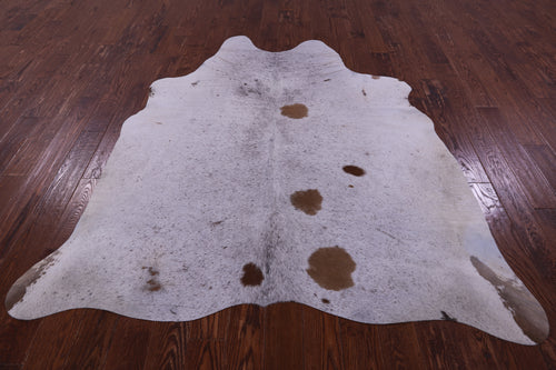 Brown Salt & Pepper Natural Cowhide Rug - X-Large 7' 0