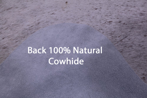 Brown Salt & Pepper Natural Cowhide Rug - X-Large 7' 0