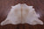Champagne Natural Cowhide Rug - X-Large 7' 3"H x 6' 7"W