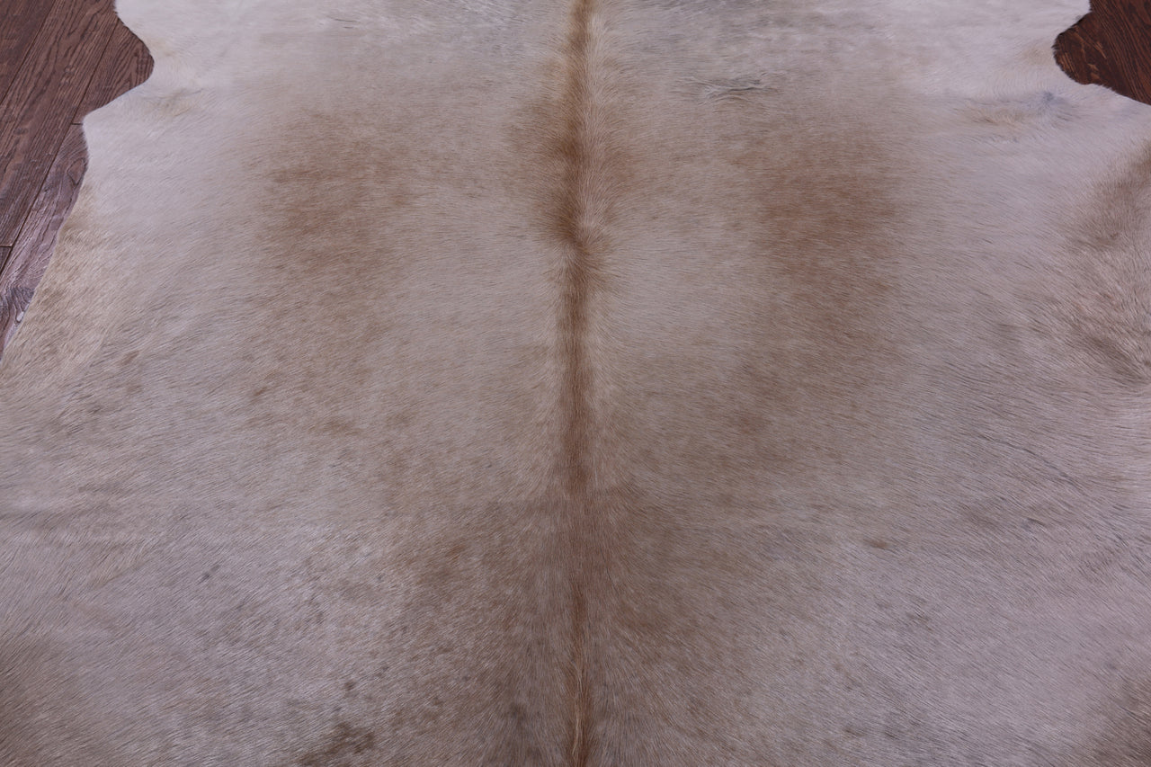 Champagne Natural Cowhide Rug - X-Large 7' 3"H x 6' 7"W