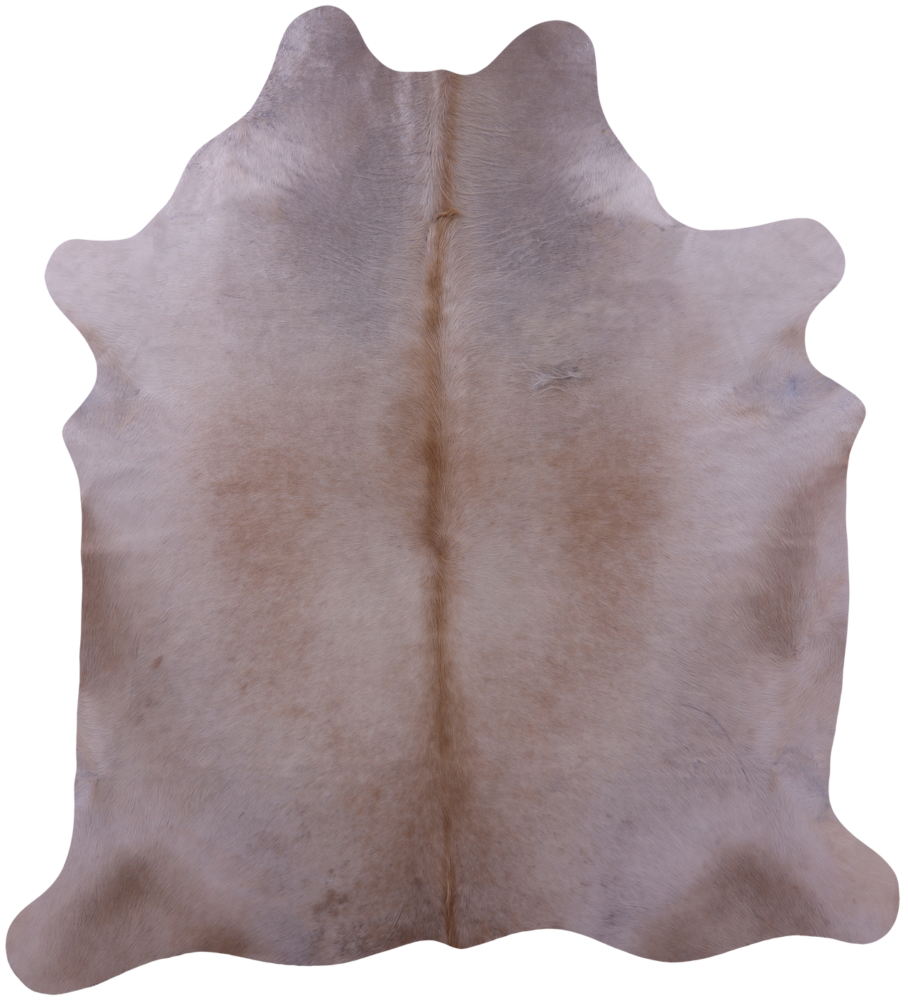 Champagne Natural Cowhide Rug - X-Large 7' 3"H x 6' 7"W