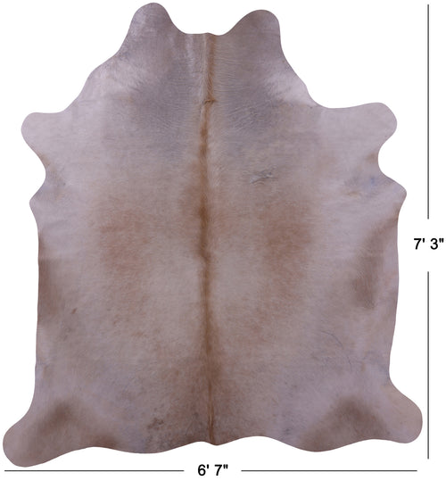 Champagne Natural Cowhide Rug - X-Large 7' 3