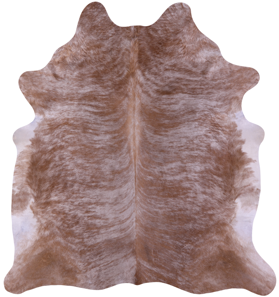 Light Brindle Natural Cowhide Rug - XX-Large 7' 7"H x 6' 10"W