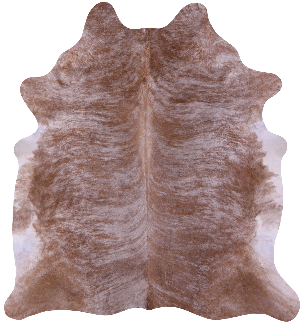 Light Brindle Natural Cowhide Rug - XX-Large 7' 7"H x 6' 10"W