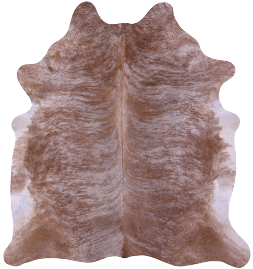 Light Brindle Natural Cowhide Rug - XX-Large 7' 7