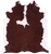 Brown & White Natural Cowhide Rug - XX-Large 7' 5"H x 6' 7"W