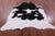 Black & White Natural Cowhide Rug - XX-Large 7' 8"H x 6' 5"W